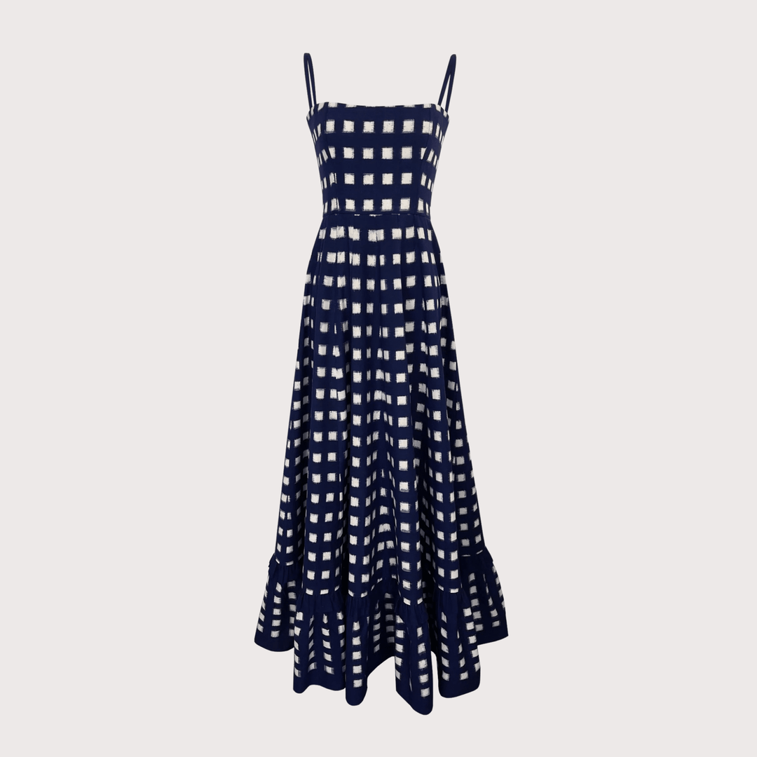 Checkmate Dress - Navy by De Castro at White Label Project