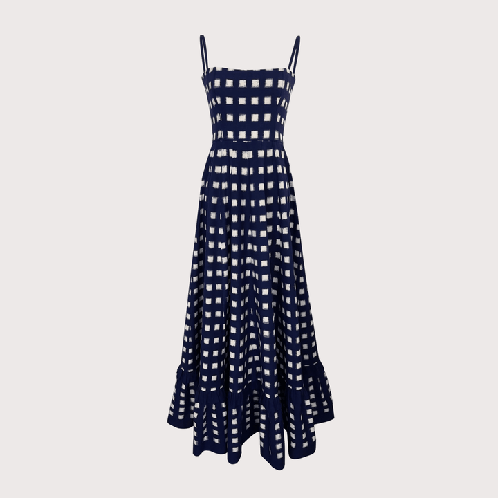 Checkmate Dress - Navy by De Castro at White Label Project