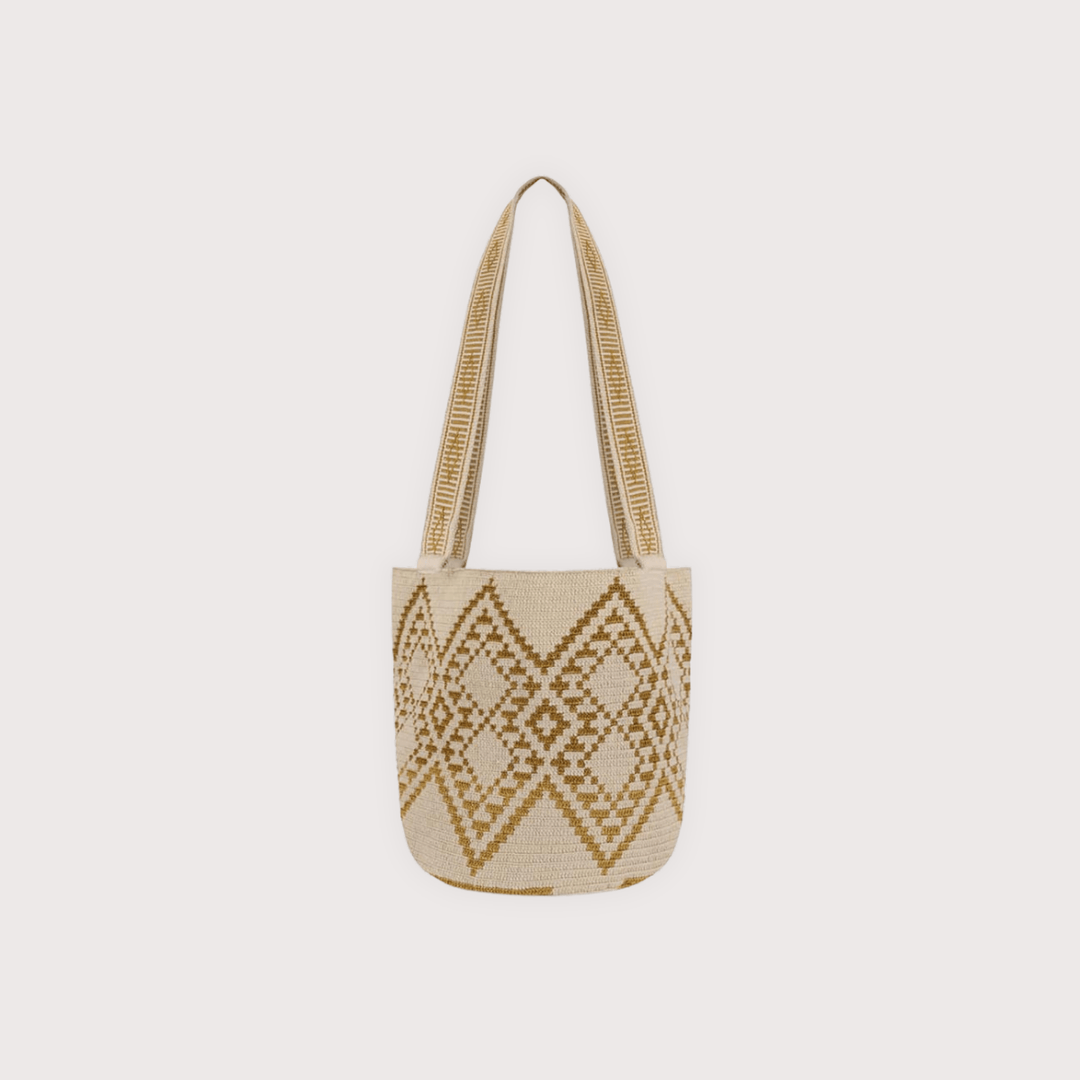 Wayuu Bag - Turtle Shell - Large by Delzur at White Label Project