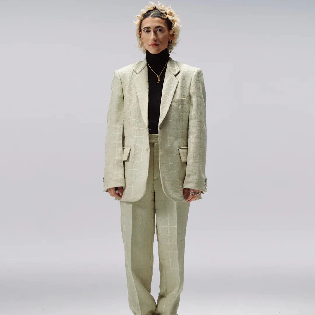 Unisex Business Unusual Suit — Vintage Mint by Emeka at White Label Project