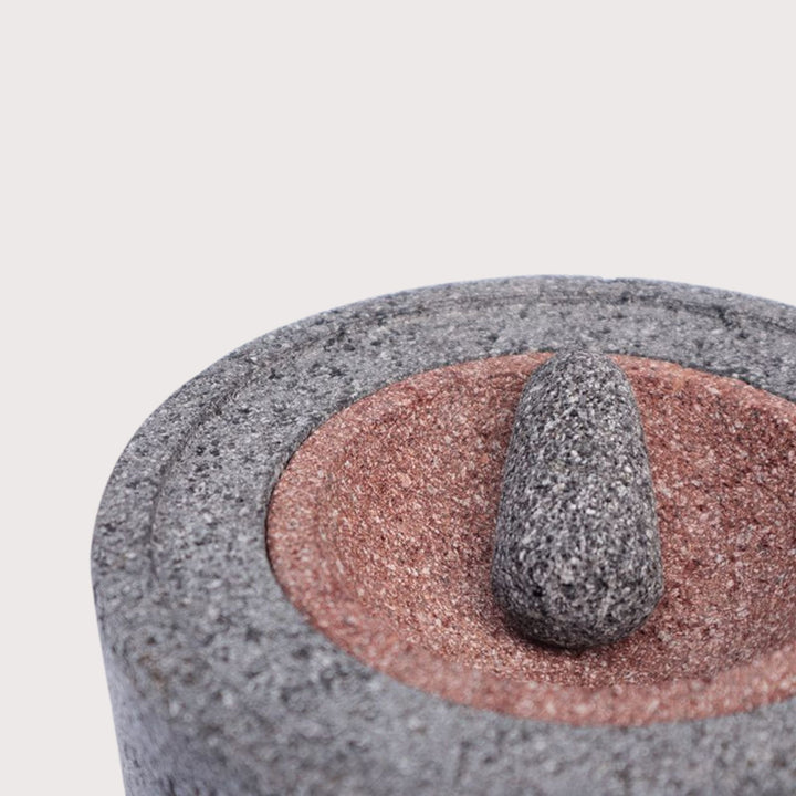 Bicolor Molcajete by Ensamble Artesano at White Label Project