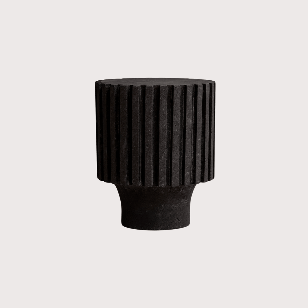 Engrane 1 Side Table - Volcanic Stone by ENTE arte.objeto at White Label Project