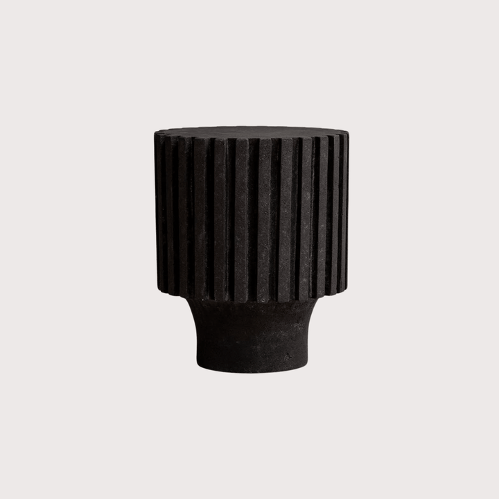 Engrane 1 Side Table - Volcanic Stone by ENTE arte.objeto at White Label Project