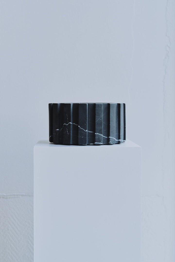 Engrane Bowl - Black Monterrey Marble by ENTE arte.objeto at White Label Project