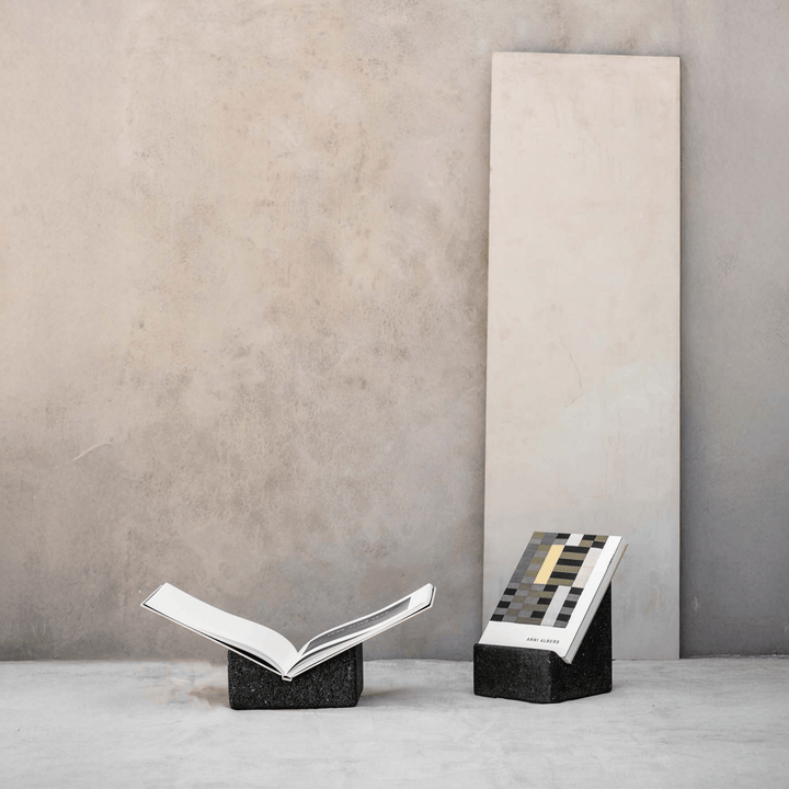 Libro Abierto II - Volcanic Stone Bookend by ENTE arte.objeto at White Label Project
