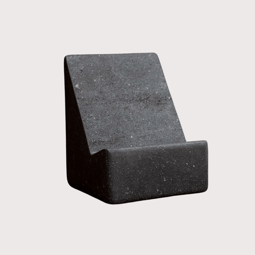 Libro Abierto II - Volcanic Stone Bookend by ENTE arte.objeto at White Label Project