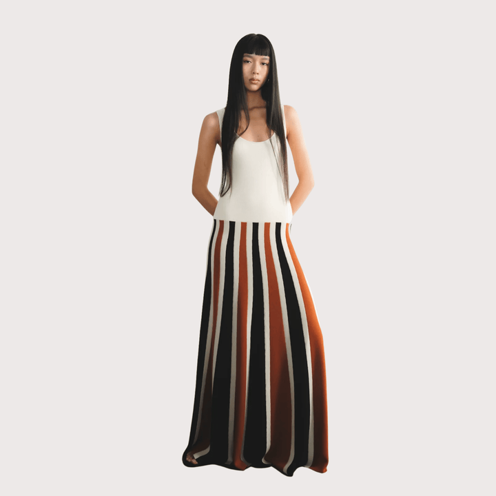 Agreste Sleeveless Maxi Dress - Ivory by ESCVDO at White Label Project
