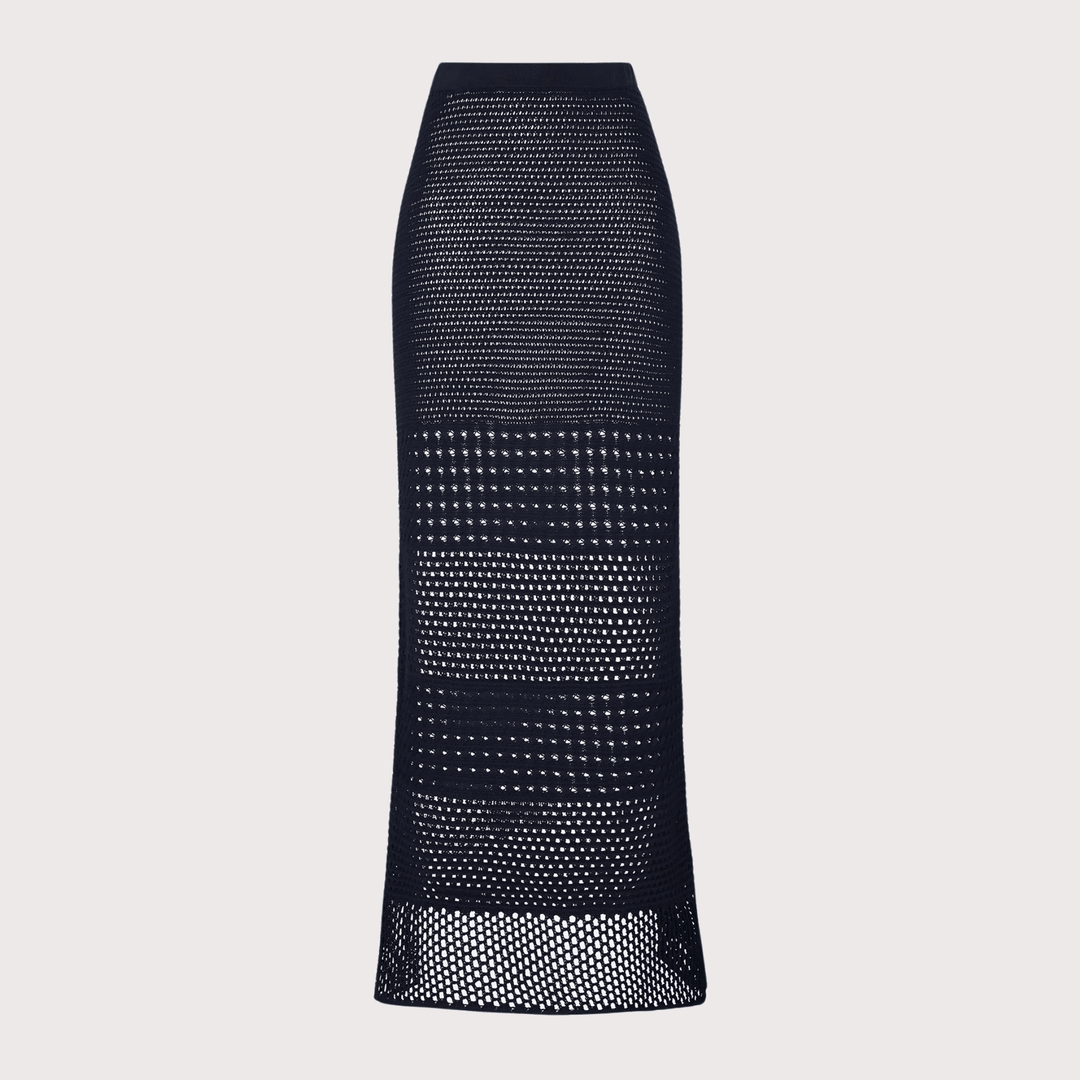 Amada Skirt - Navy by ESCVDO at White Label Project