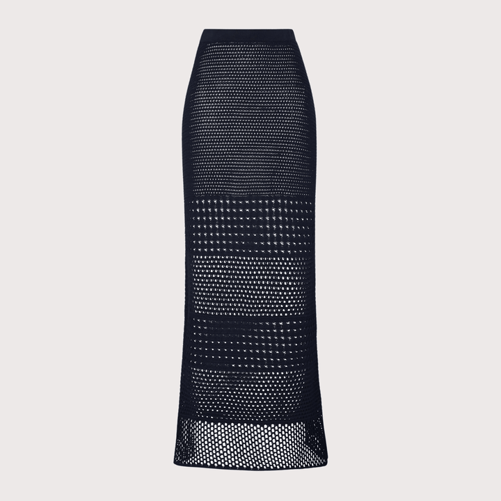 Amada Skirt - Navy by ESCVDO at White Label Project