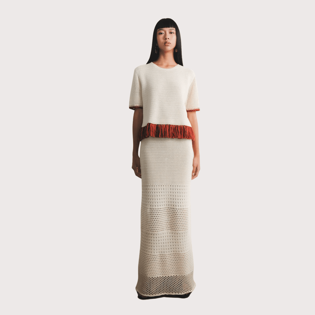 Amada Top - Ivory by ESCVDO at White Label Project