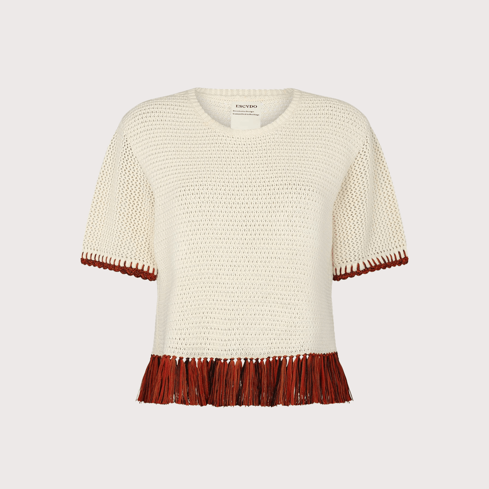 Amada Top - Ivory by ESCVDO at White Label Project