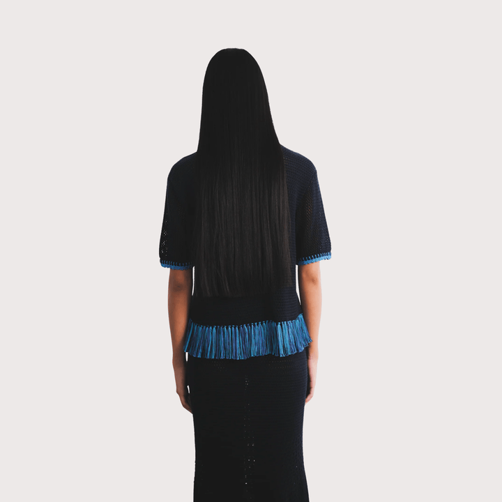 Amada Top - Navy by ESCVDO at White Label Project