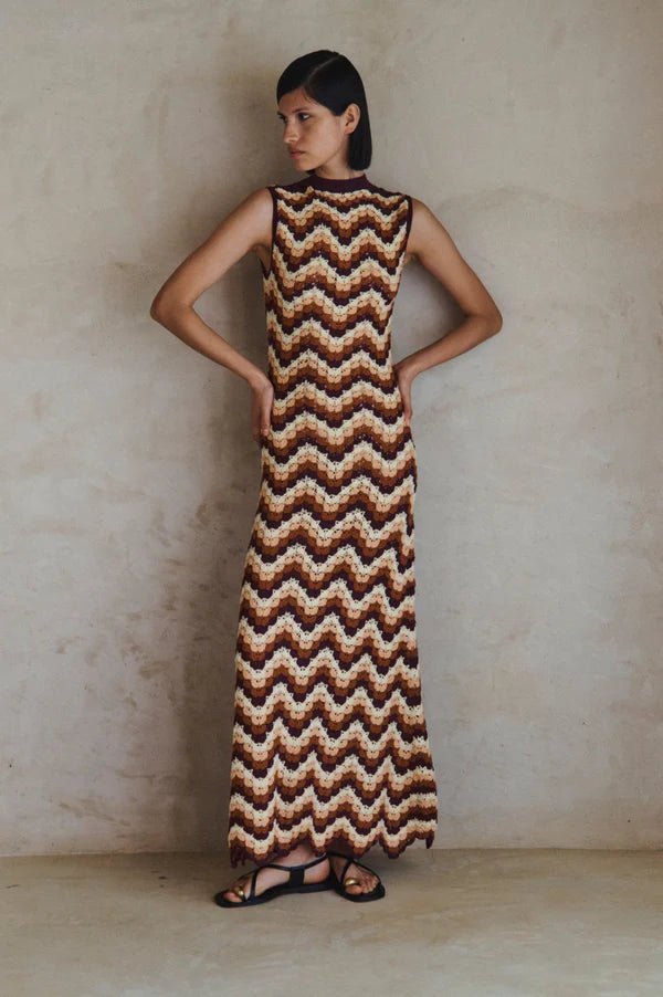 Amazonas Maxi Dress - Terracotta by Escvdo at White Label Project