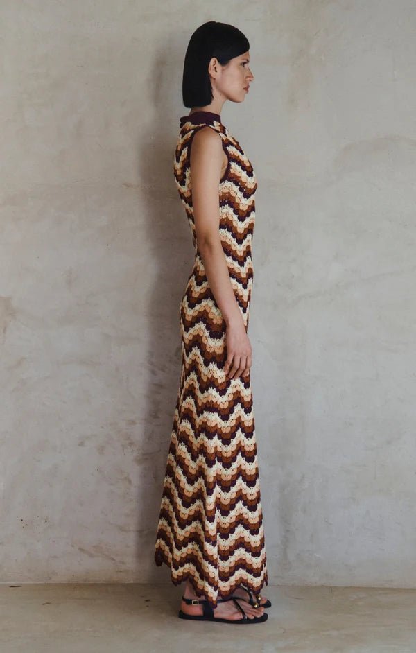 Amazonas Maxi Dress - Terracotta by Escvdo at White Label Project