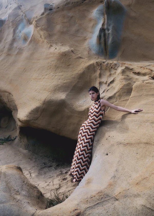 Amazonas Maxi Dress - Terracotta by Escvdo at White Label Project