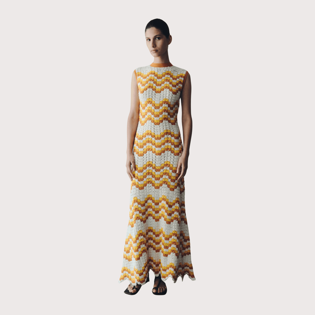 Huayna Crochet Maxi Dress