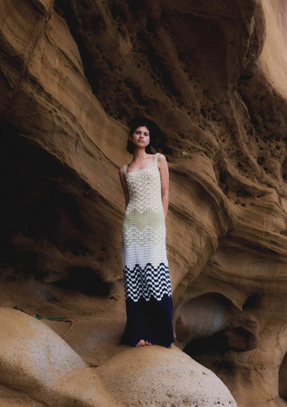 Marea Maxi Dress - Sea Foam by ESCVDO at White Label Project
