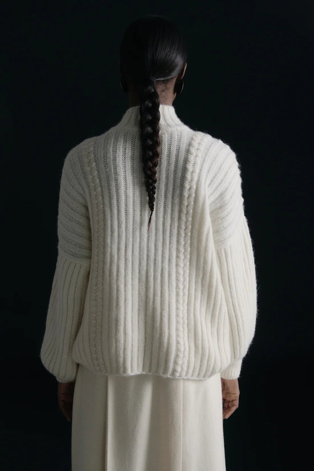 Mayu Sweater - Ivory by Escvdo at White Label Project