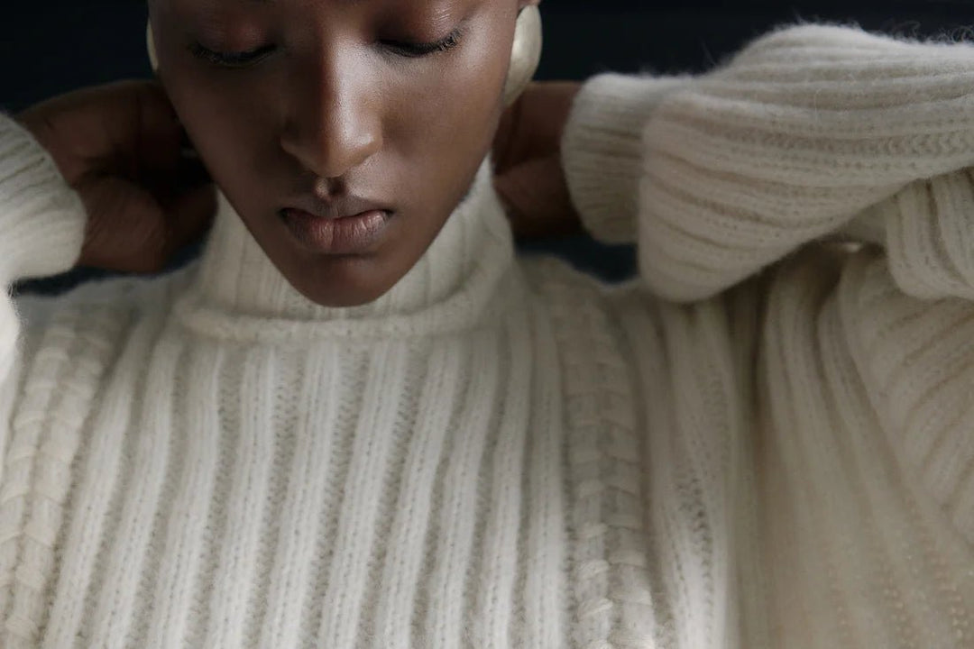 Mayu Sweater - Ivory by Escvdo at White Label Project