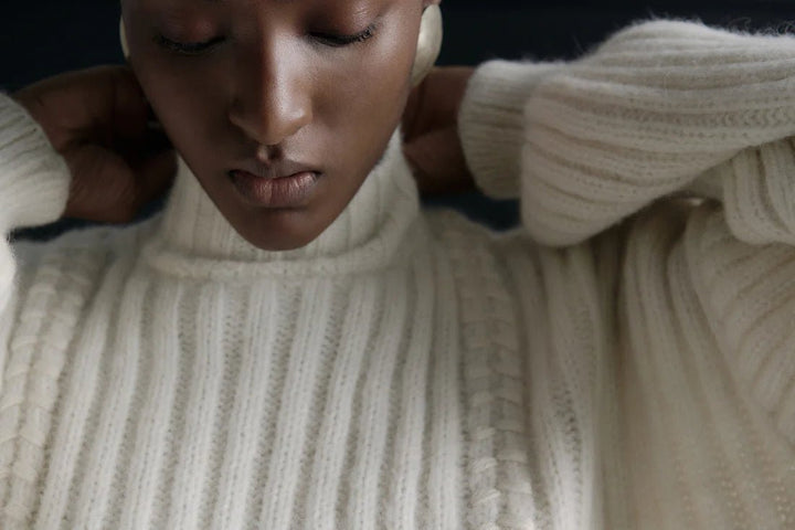 Mayu Sweater - Ivory by Escvdo at White Label Project