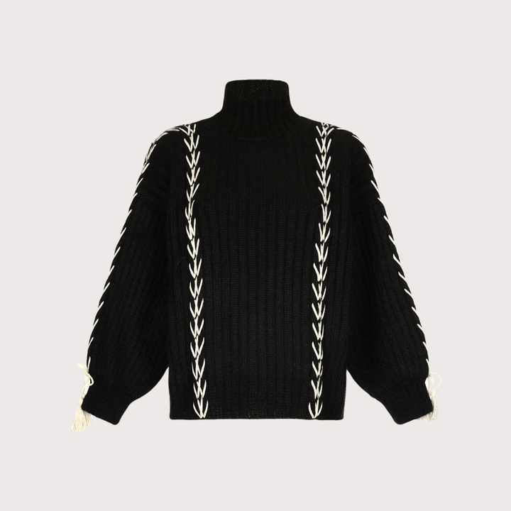 Nube Sweater - Black by Escvdo at White Label Project