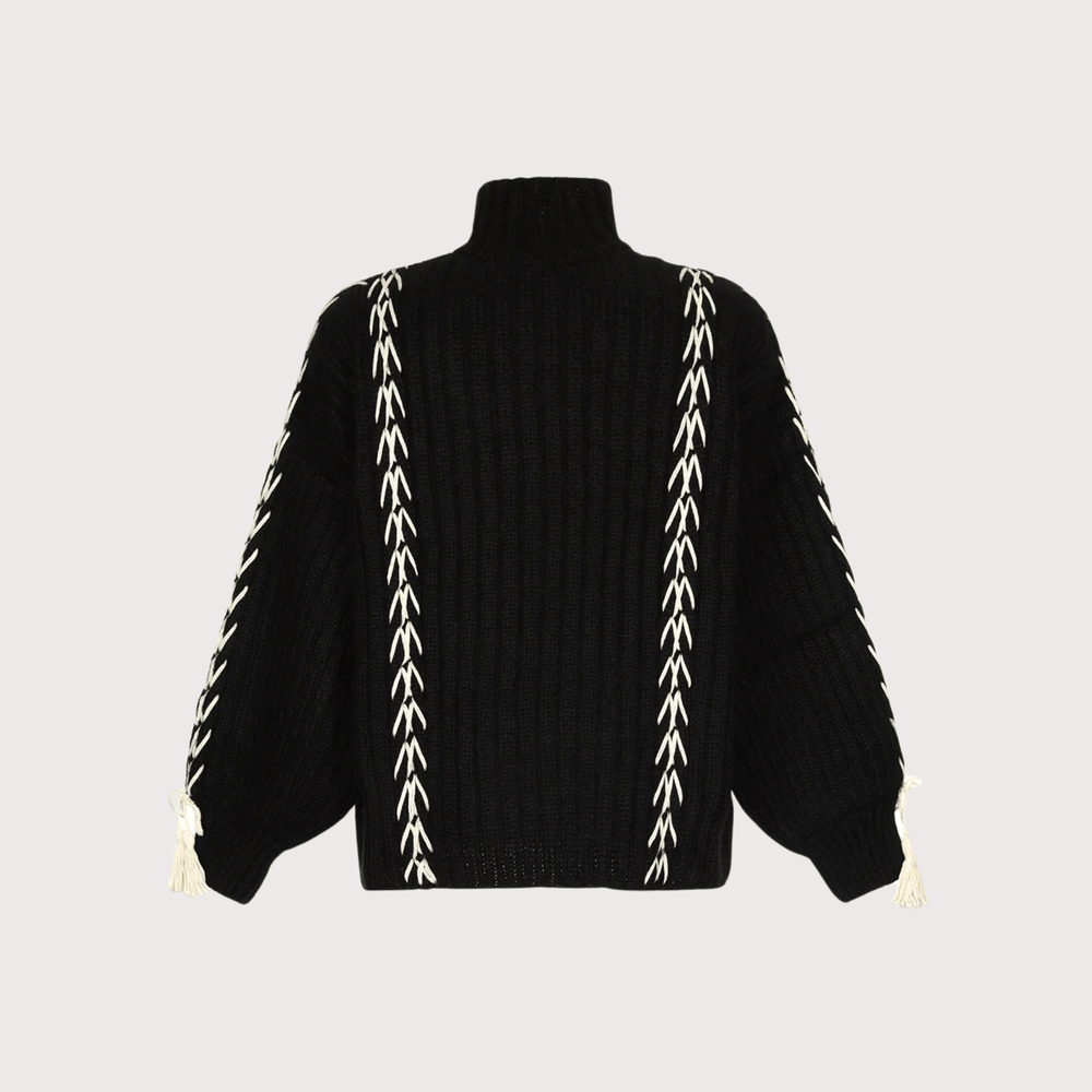 Nube Sweater - Black by Escvdo at White Label Project