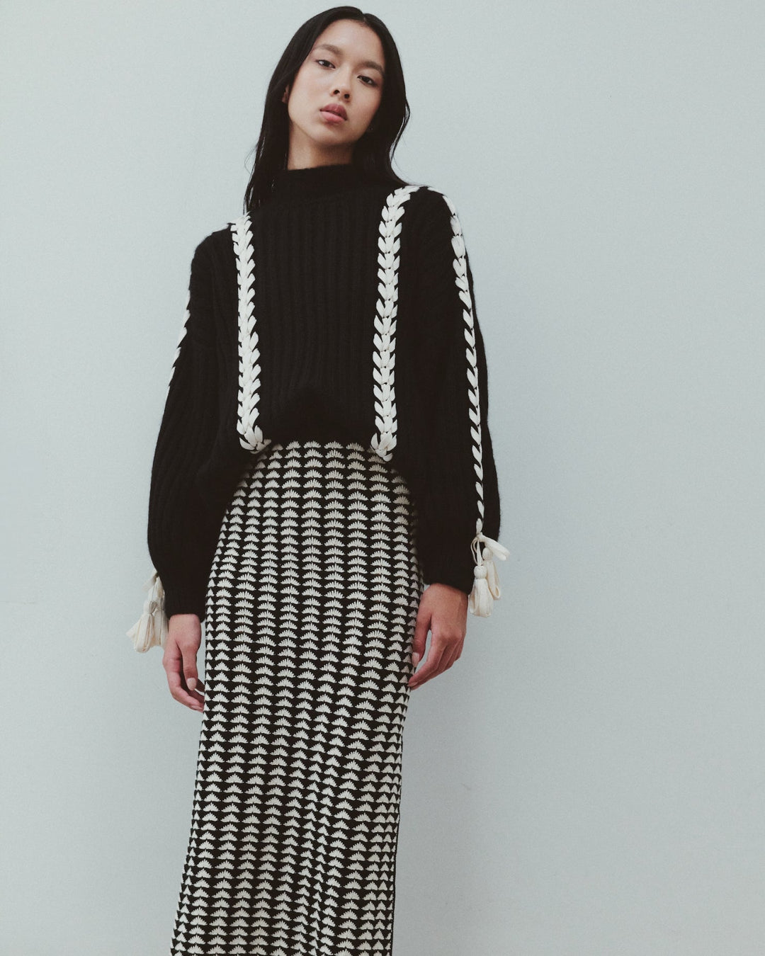 Nube Sweater - Black by ESCVDO at White Label Project