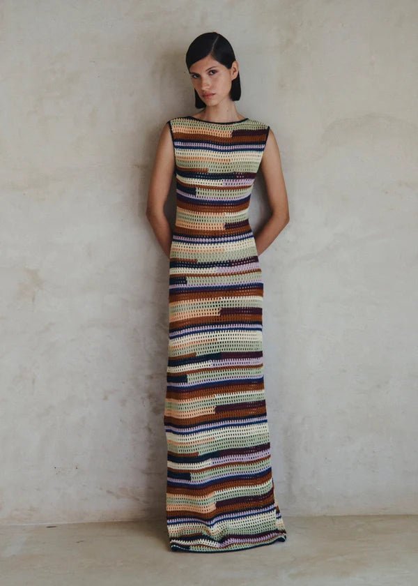 Spondylus Maxi Dress - Multi by Escvdo at White Label Project