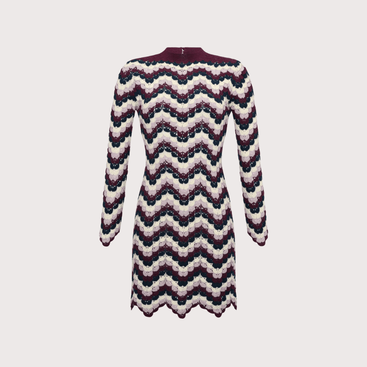 Victoria Mini Dress - Grape Blue by ESCVDO at White Label Project