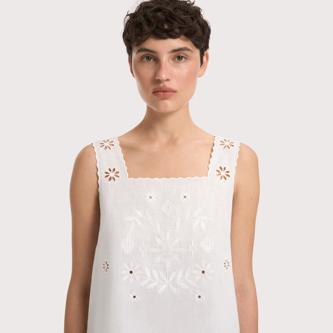 Lelitka Milk Dress by Etnodim at White Label Project