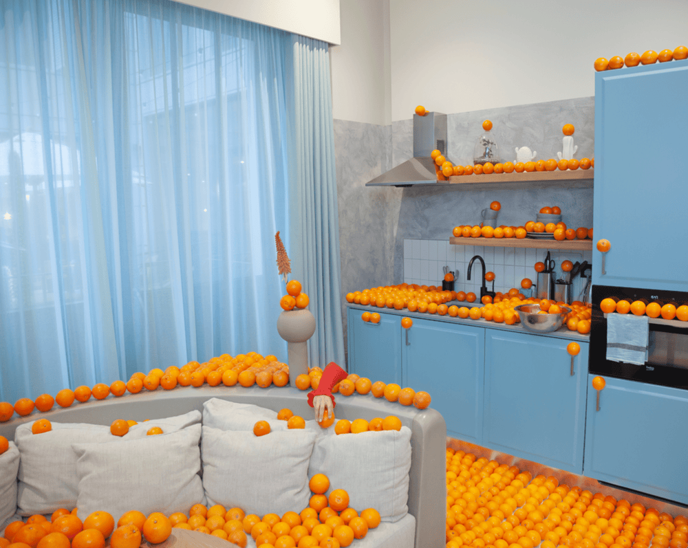 Stealing Oranges To Take Home For His Mother - Fion Hung by Fion Hung at White Label Project