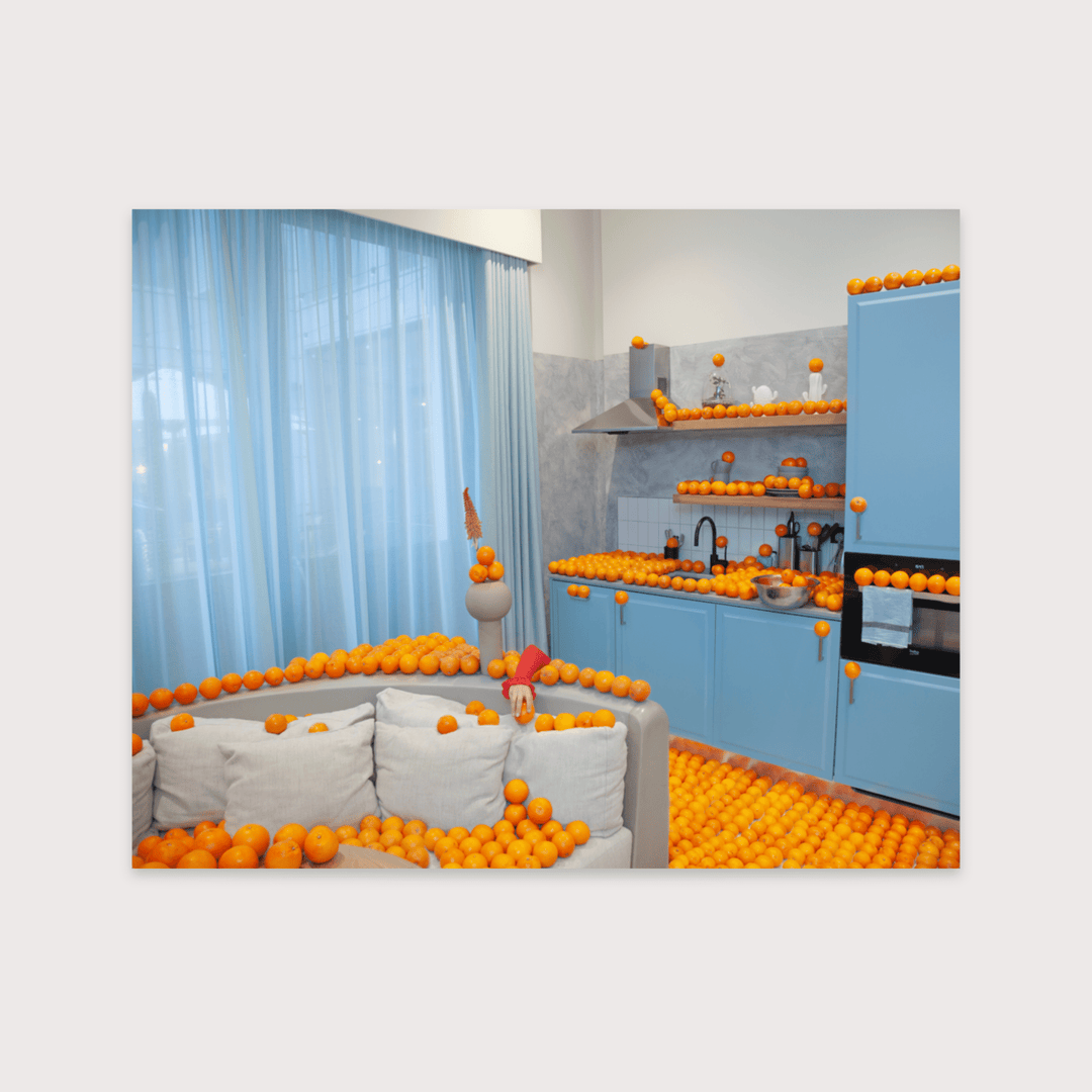 Stealing Oranges To Take Home For His Mother - Fion Hung by Fion Hung at White Label Project