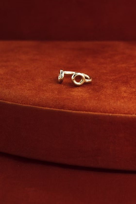 Connected Hair Piece - Silver by Gemz at White Label Project