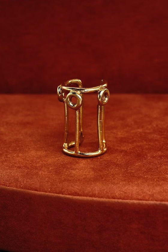 Three Pillars Hair Piece - Gold by Gemz at White Label Project