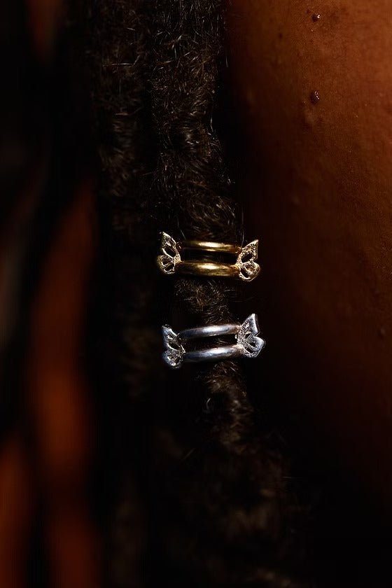 Tiny Wings Hair Piece - Gold by Gemz at White Label Project