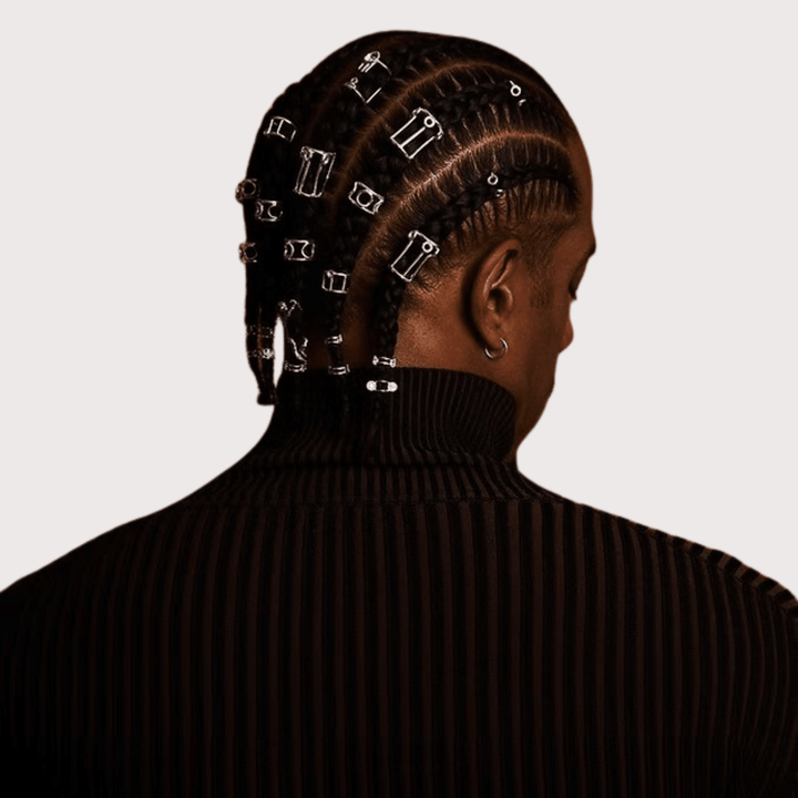 Watch My Steps Hair Piece - Silver by Gemz at White Label Project