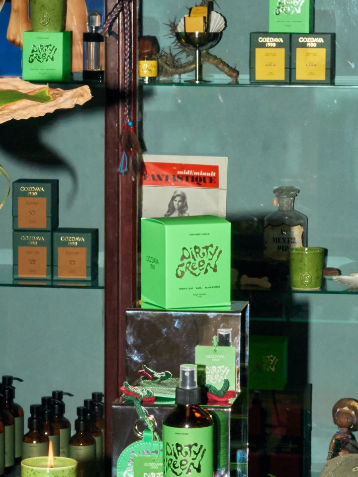 Dirty Green Candle by Gozdava 1590 at White Label Project