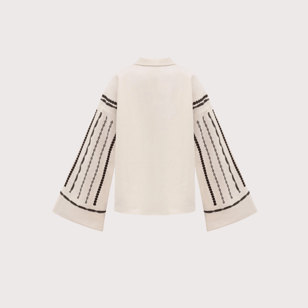 Arsena Embroidered Shirt by Gunia Project at White Label Project