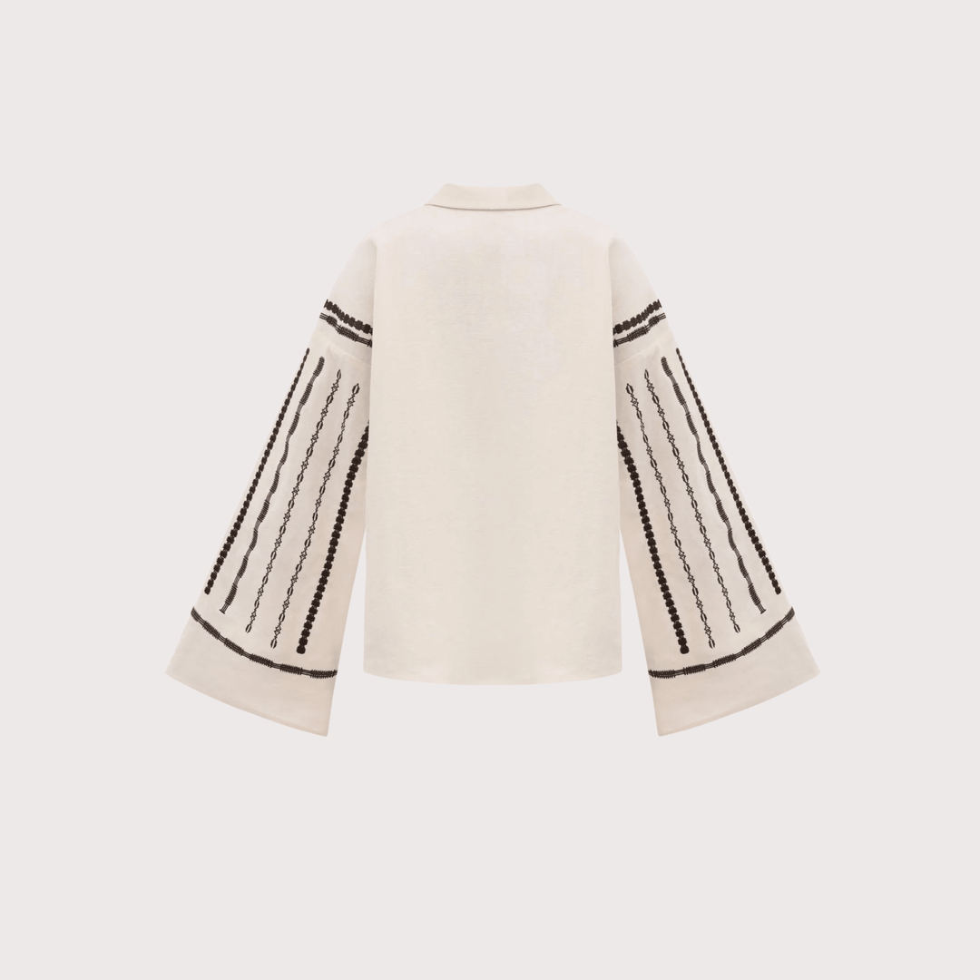 Arsena Embroidered Shirt by Gunia Project at White Label Project