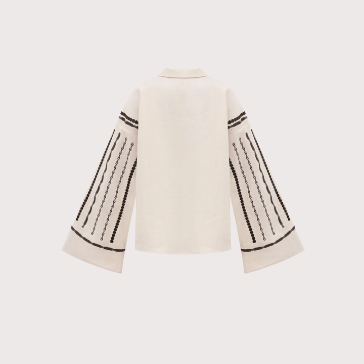 Arsena Embroidered Shirt by Gunia Project at White Label Project