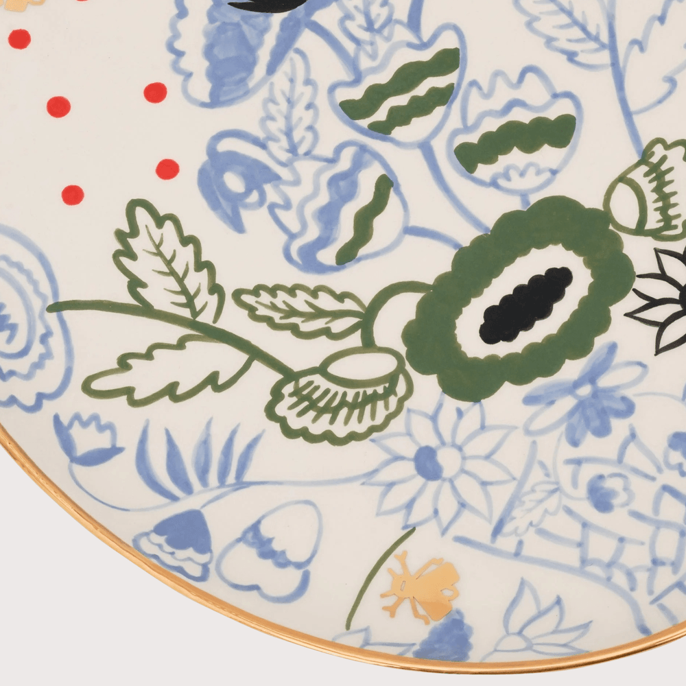 Blossom Oval Plate by Gunia Project at White Label Project