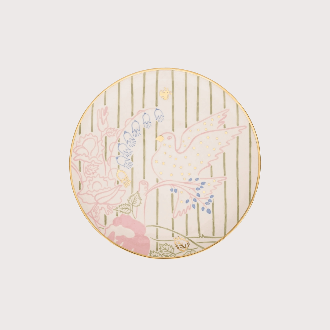 Dove Round Plate - Large by Gunia Project at White Label Project