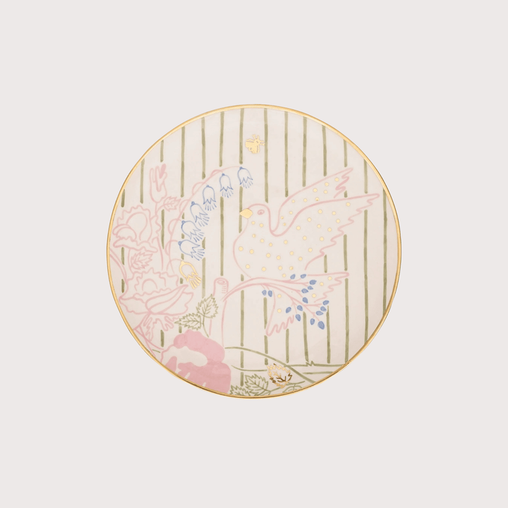 Dove Round Plate - Large by Gunia Project at White Label Project