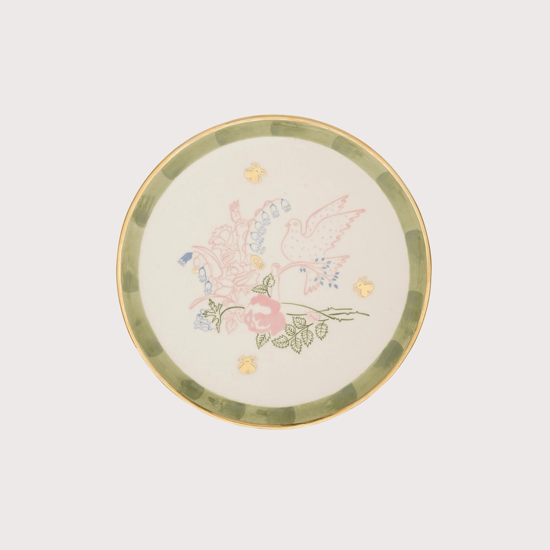 Dove Round Plate - Small by Gunia Project at White Label Project