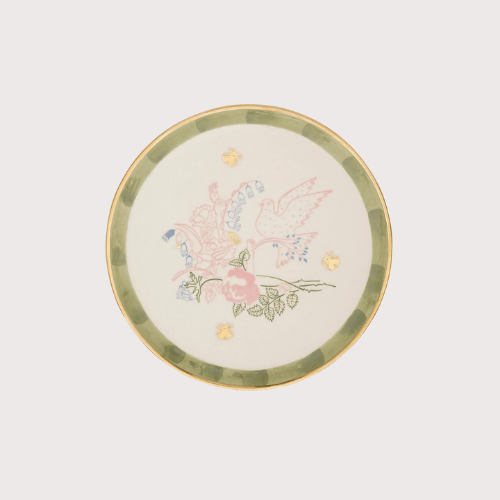 Dove Round Plate - Small by Gunia Project at White Label Project