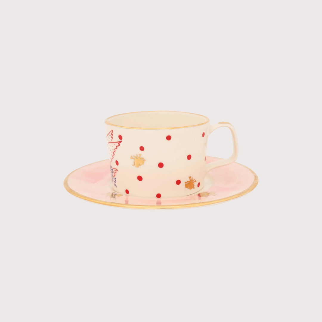 Dove Tea Cup and Saucer Set by Gunia Project at White Label Project