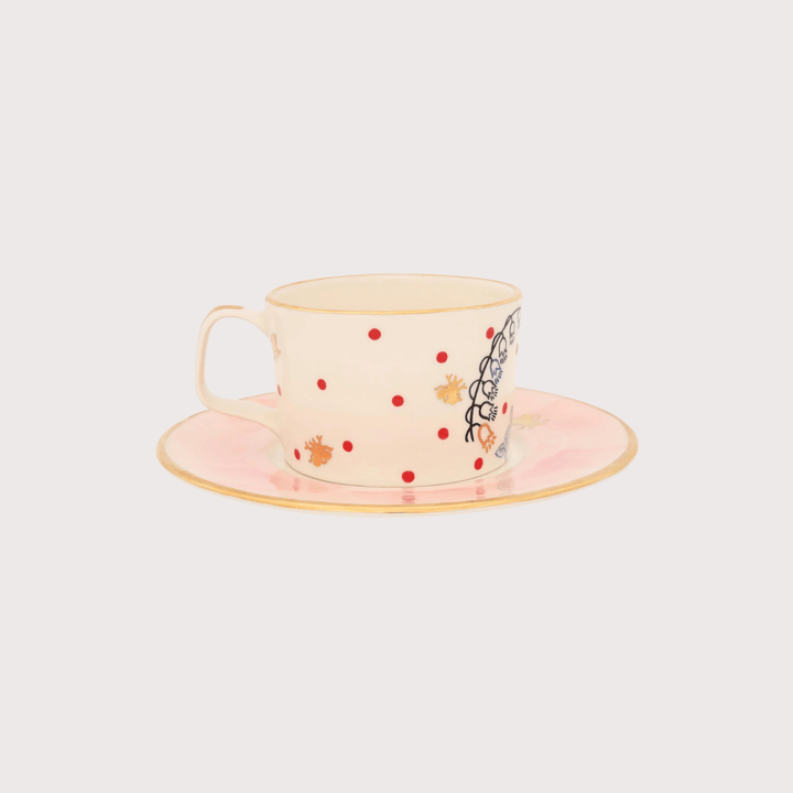 Dove Tea Cup and Saucer Set by Gunia Project at White Label Project