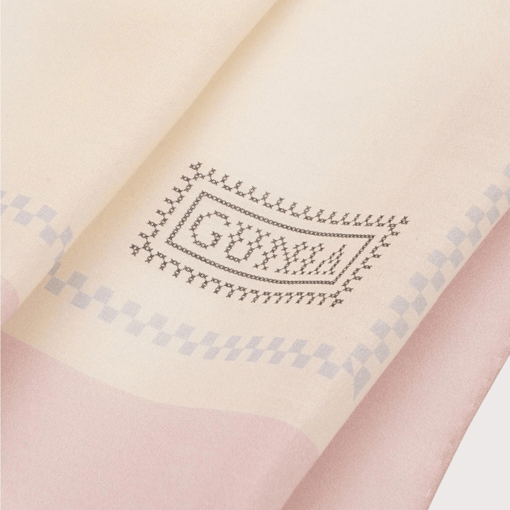 Flowers Batiste Headscarf - Pink by Gunia Project at White Label Project
