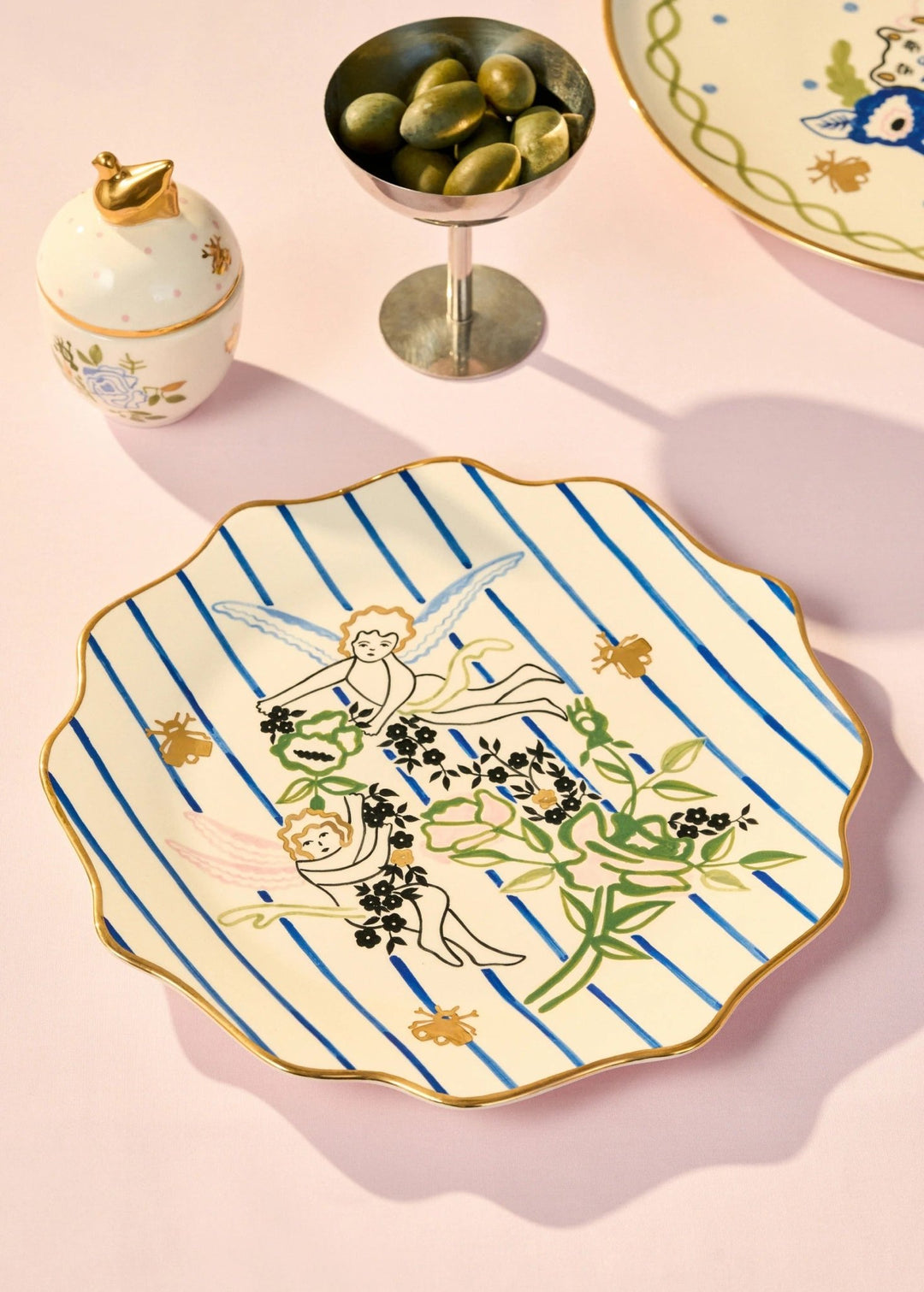 Grace Ornate Plate by Gunia Project at White Label Project