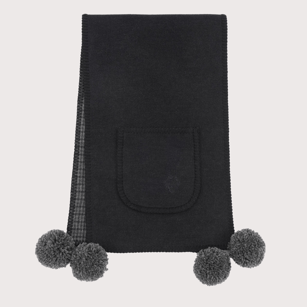 Gunia Cashmere Scarf - Dark Grey by Gunia Project at White Label Project